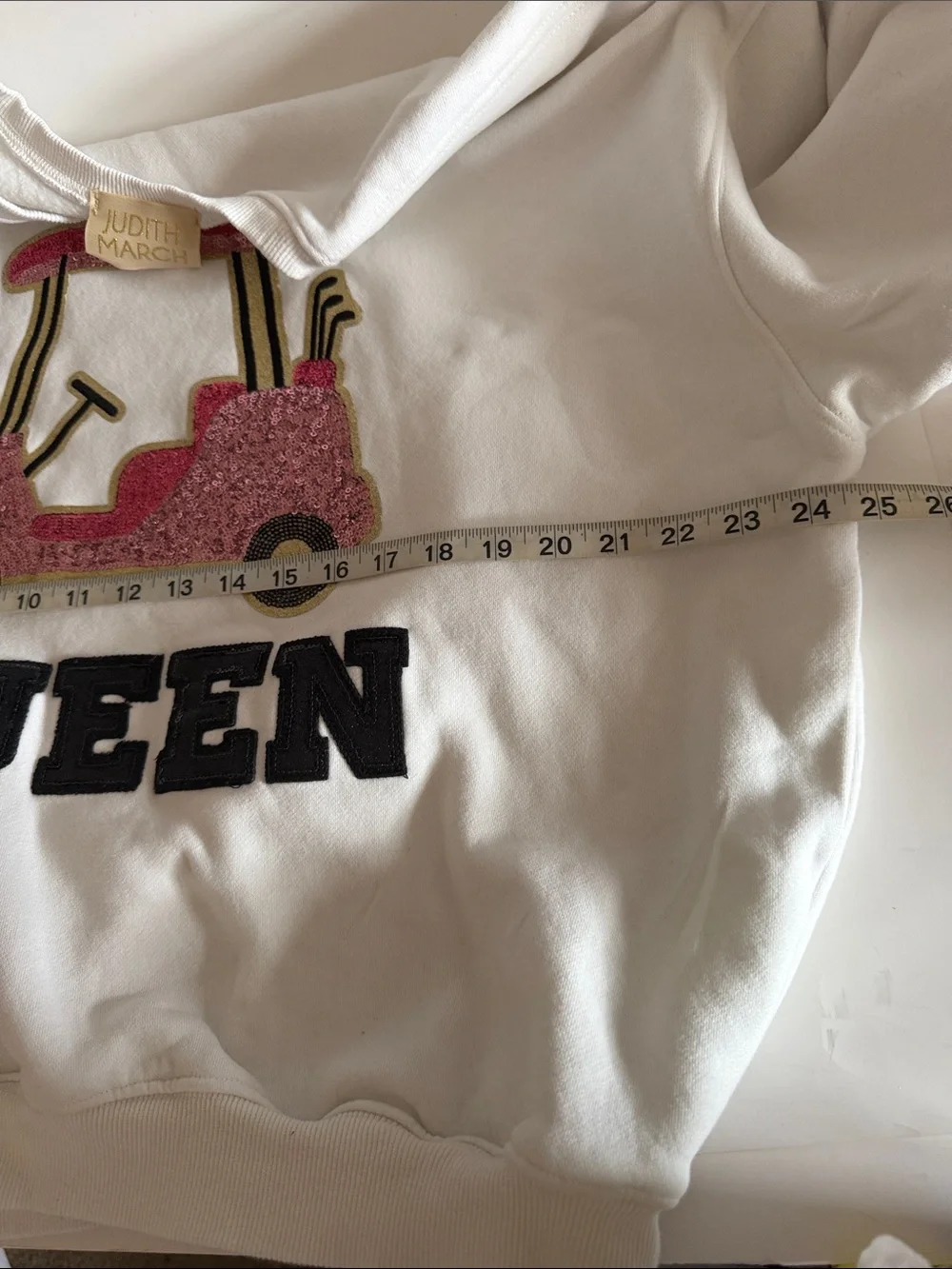 Judith March white oversized